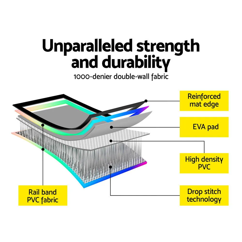 3M Air Track Gymnastics Tumbling Exercise Mat Inflatable Mats   Pump
