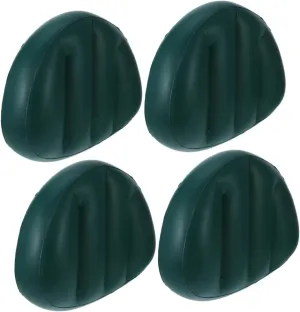4pcs Inflatable Kayak Seat Cushion Backrest PVC Fishing Boat Pad Effortless Inflation Quick Setup for Outdoor Camping Watercraft Comfort