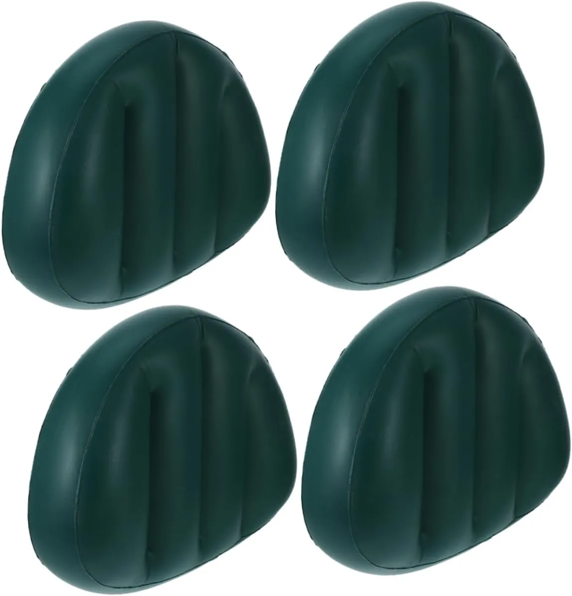 4pcs Inflatable Kayak Seat Cushion Backrest PVC Fishing Boat Pad Effortless Inflation Quick Setup for Outdoor Camping Watercraft Comfort