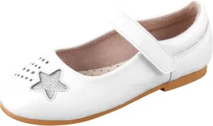 ADAMUMU Toddler Dress Shoes Flower Girl Shoes for Weeding Cute Toddler Mary Jane Shoes Lace Flore Ballet Flat for Walking, Jumping
