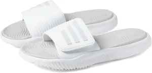 adidas Unisex Alphabounce 2.0 Slides Sandal, White/Dash Grey/White, 9 US Women