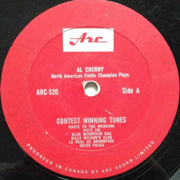 Al Cherny - North American Fiddle Champion Plays Contest Winning Tunes - Near Mint (NM or M-)