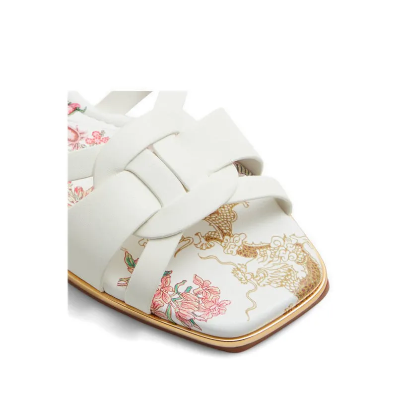 Aldo Cadialdan Women's Flat Sandals - White