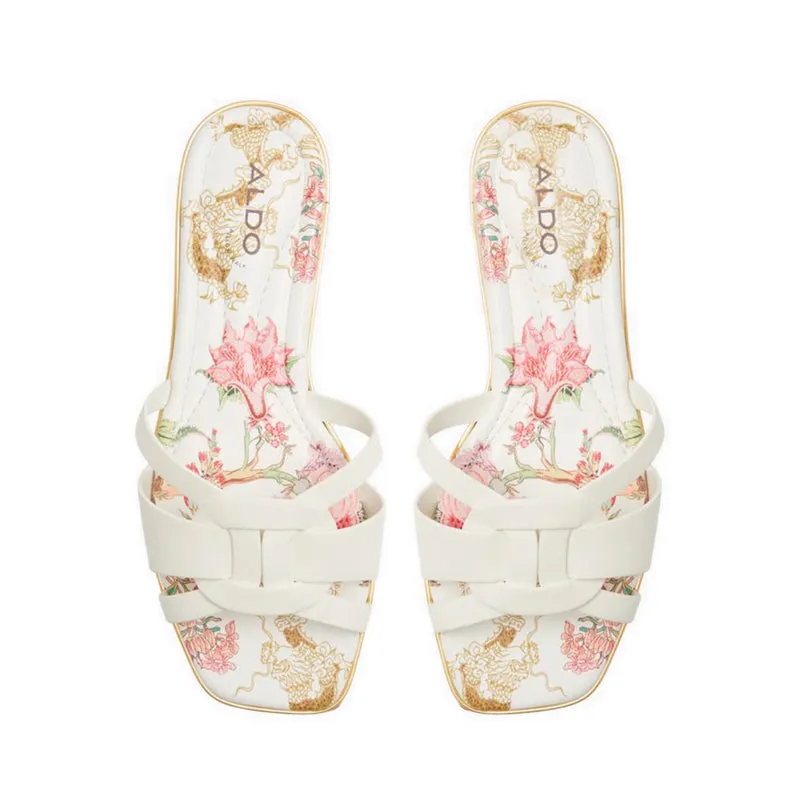 Aldo Cadialdan Women's Flat Sandals - White