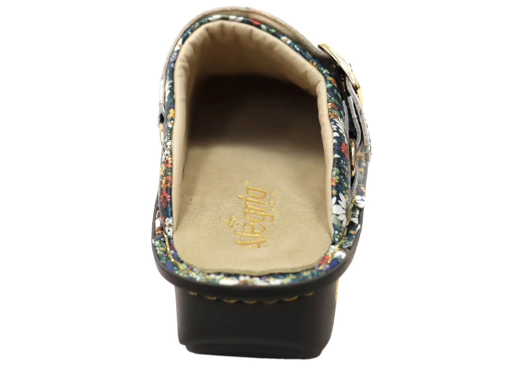 Alegria Seville Womens Comfortable Open Back Shoes Sugar N Spice