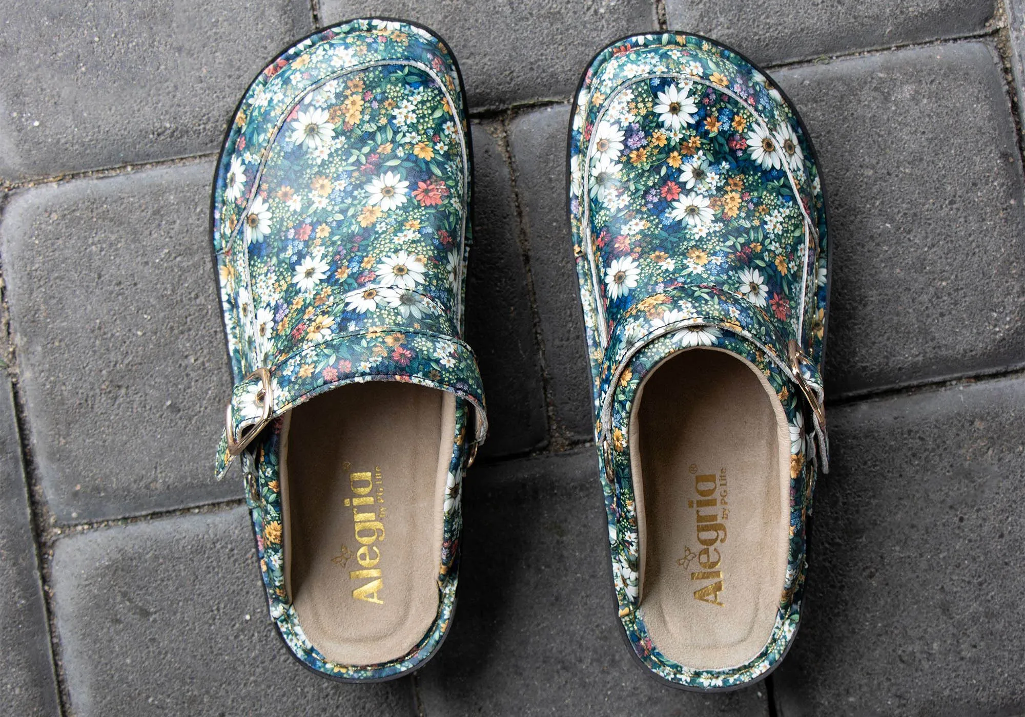 Alegria Seville Womens Comfortable Open Back Shoes Sugar N Spice