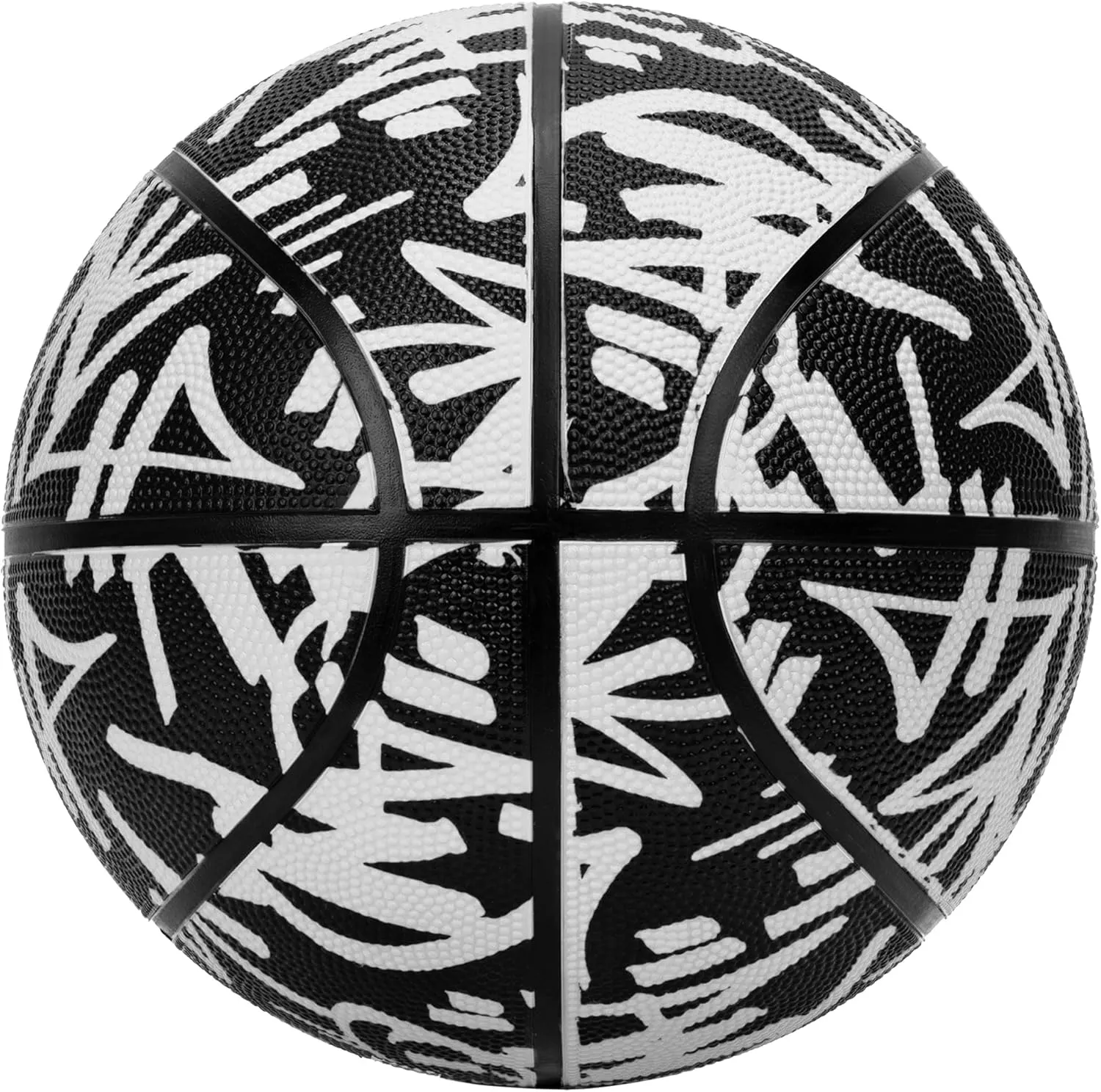 AND1 Fantom Graffiti Rubber Basketball - Streetball for Indoor and Outdoor Use, Deep Channel Construction and Durability