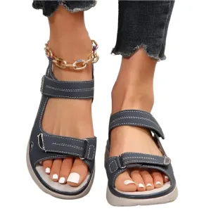 Andie - Adjustable Platform Sandals with Two Straps