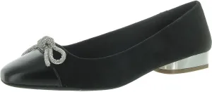 Anne Klein Womens Cassidy Rhinestones Square Toe Mary Janes