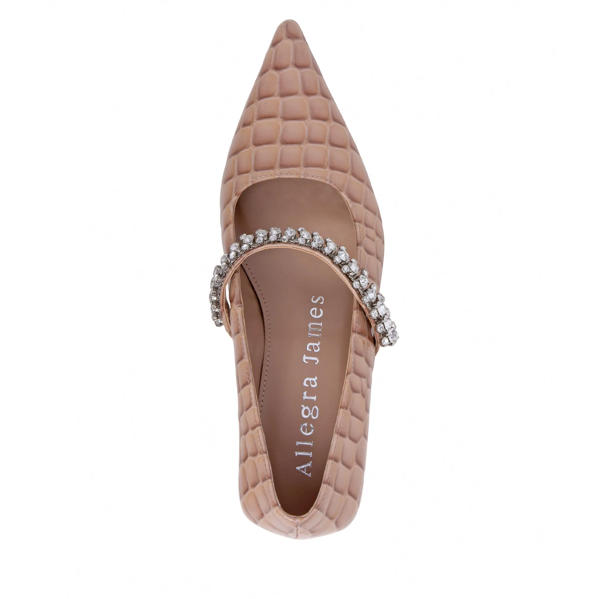 Antonella Embossed Leather Pump