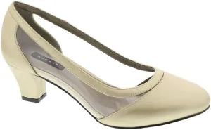 ARRAY Women's Eve Lucite Trim Low Heel Dress Pump