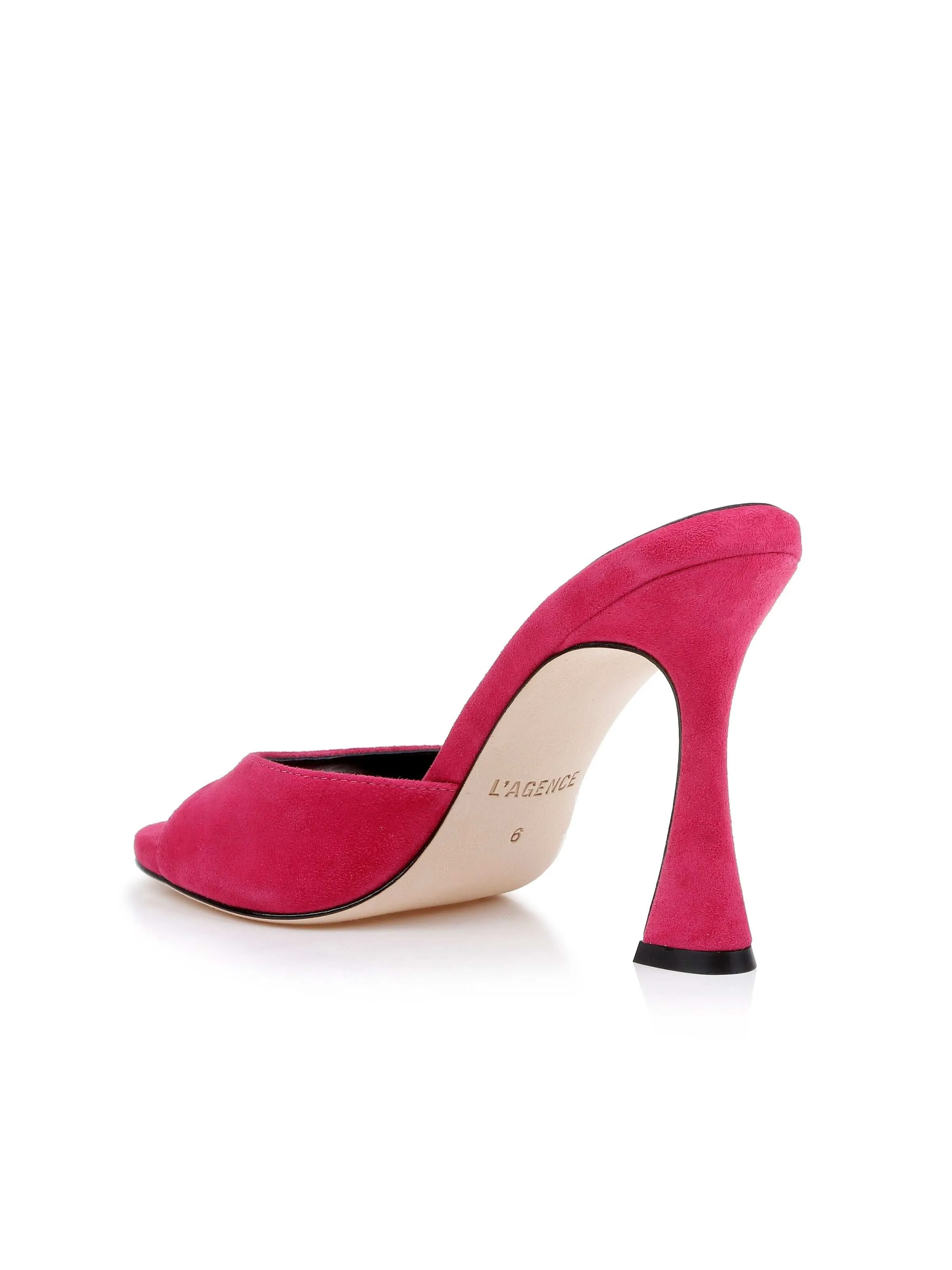 Avery Suede Open-Toe Mule