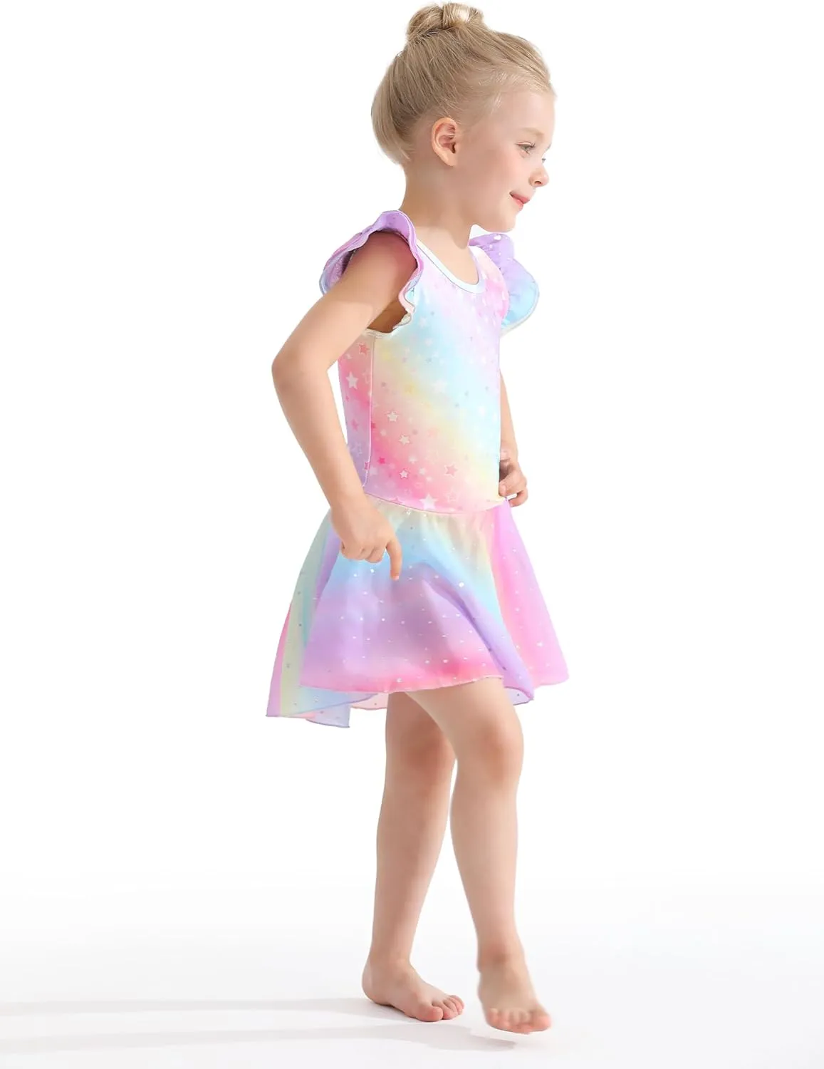 Ballet Leotards for Girls Toddler Dance Leotards Short/Long Sleeve Skirt Ballerina Outfits