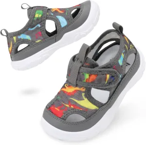 BARERUN Kids Water Shoes Boys Girls Barefoot Aqua Socks for Swim Surf Pool Beach Sport Lightweight Breathable Sandal Athletic Slip-On Sneaker for Toddler Outdoor Indoor