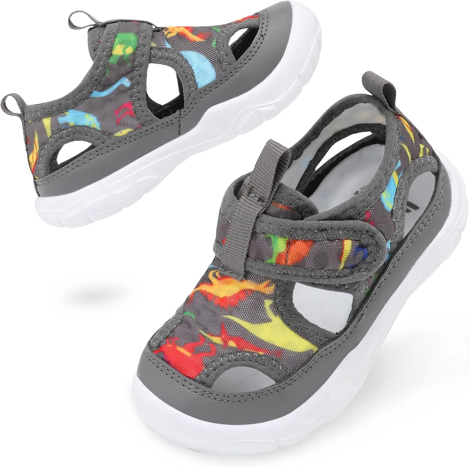 BARERUN Kids Water Shoes Boys Girls Barefoot Aqua Socks for Swim Surf Pool Beach Sport Lightweight Breathable Sandal Athletic Slip-On Sneaker for Toddler Outdoor Indoor