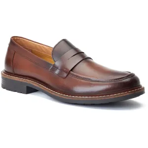 Base London Men's Ivey Loafer in Burnt Brown