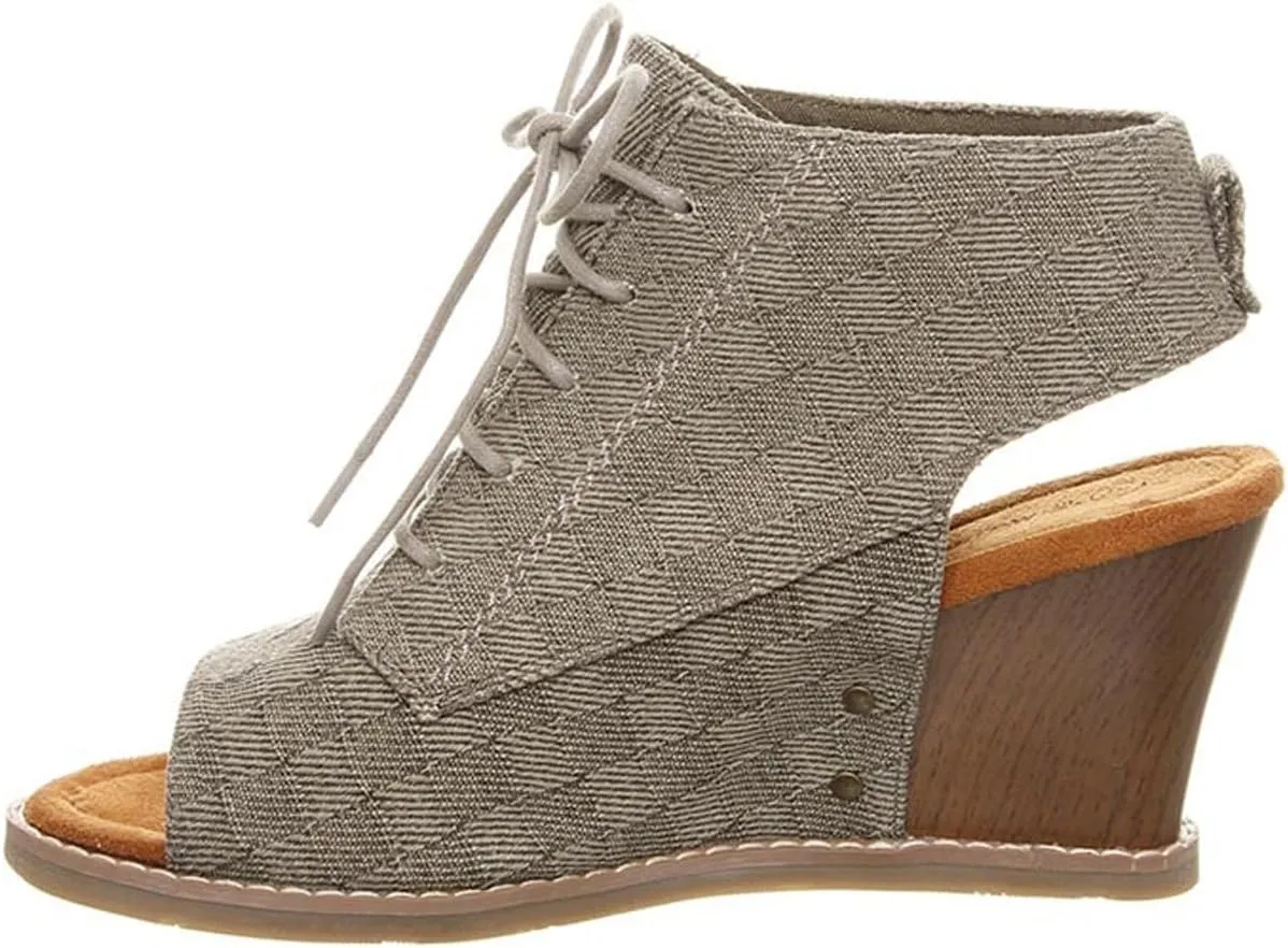 BEARPAW Women's Aracelli Multiple Colors | Women's Wedge Sandal | Women's Shoe | Comfortable & Lightweight
