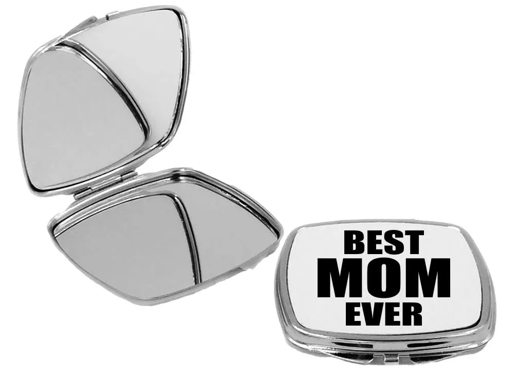 Best Mom Ever - Square Compact Mirror Personal Mirror