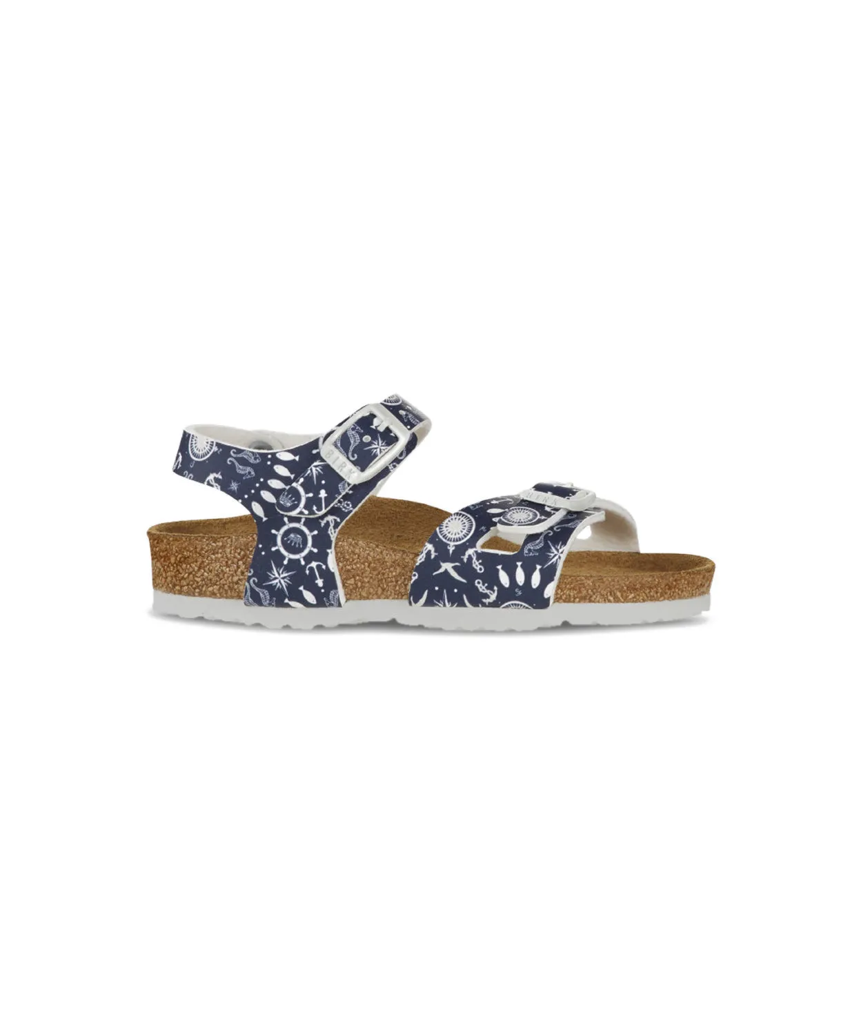 Birkenstock Kids Rio Birko-Flor Oriental Tiles Blue Sandals