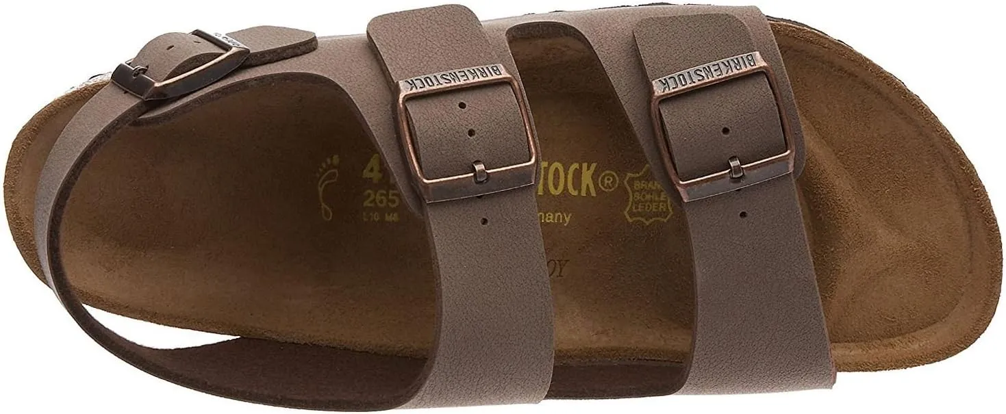 Birkenstock Unisex Milano Birko-Flor Nubuck Sandals