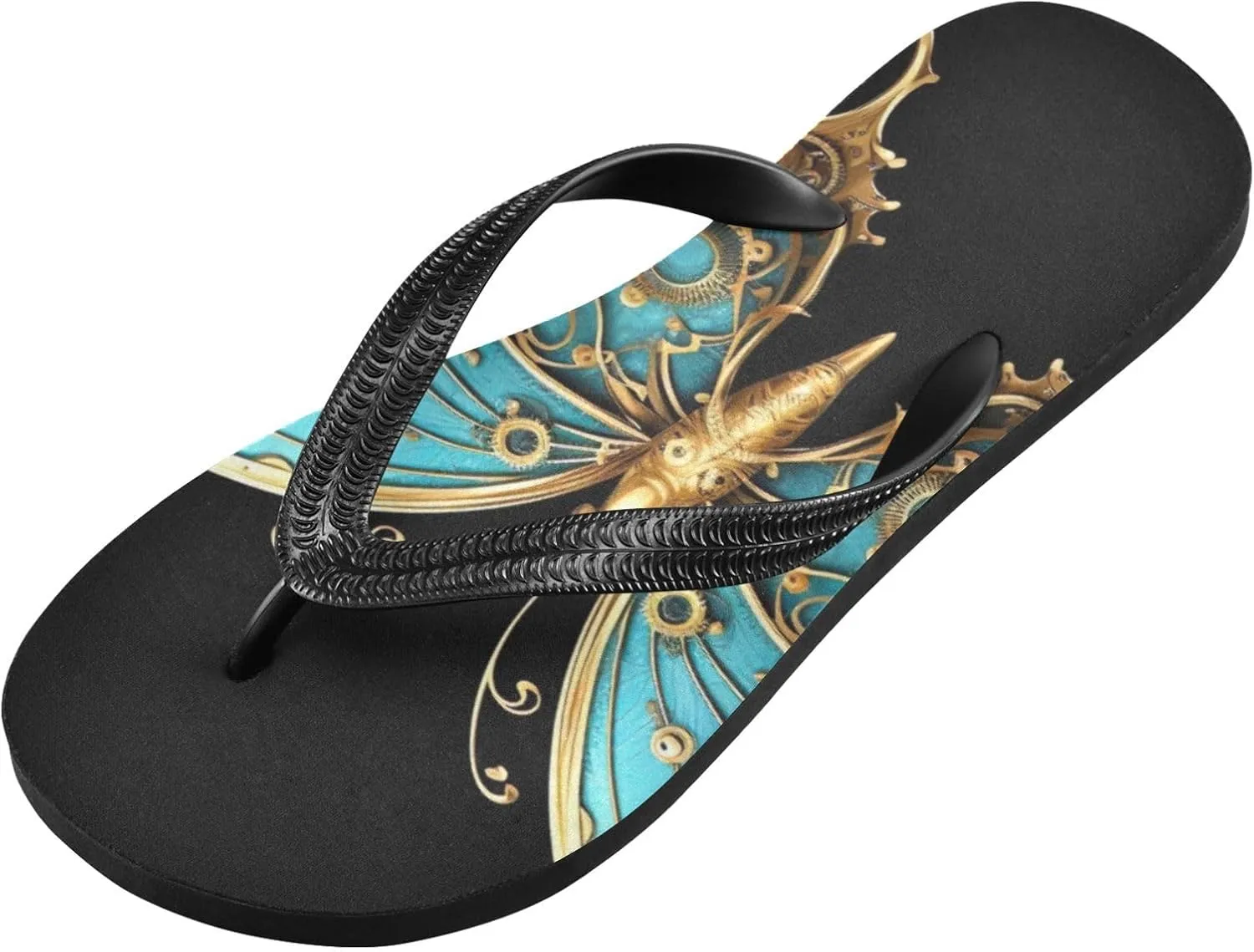 Butterfly Flip Flop Beach Summer Casual Sandal for Women & Men Shower Shoes 20854382