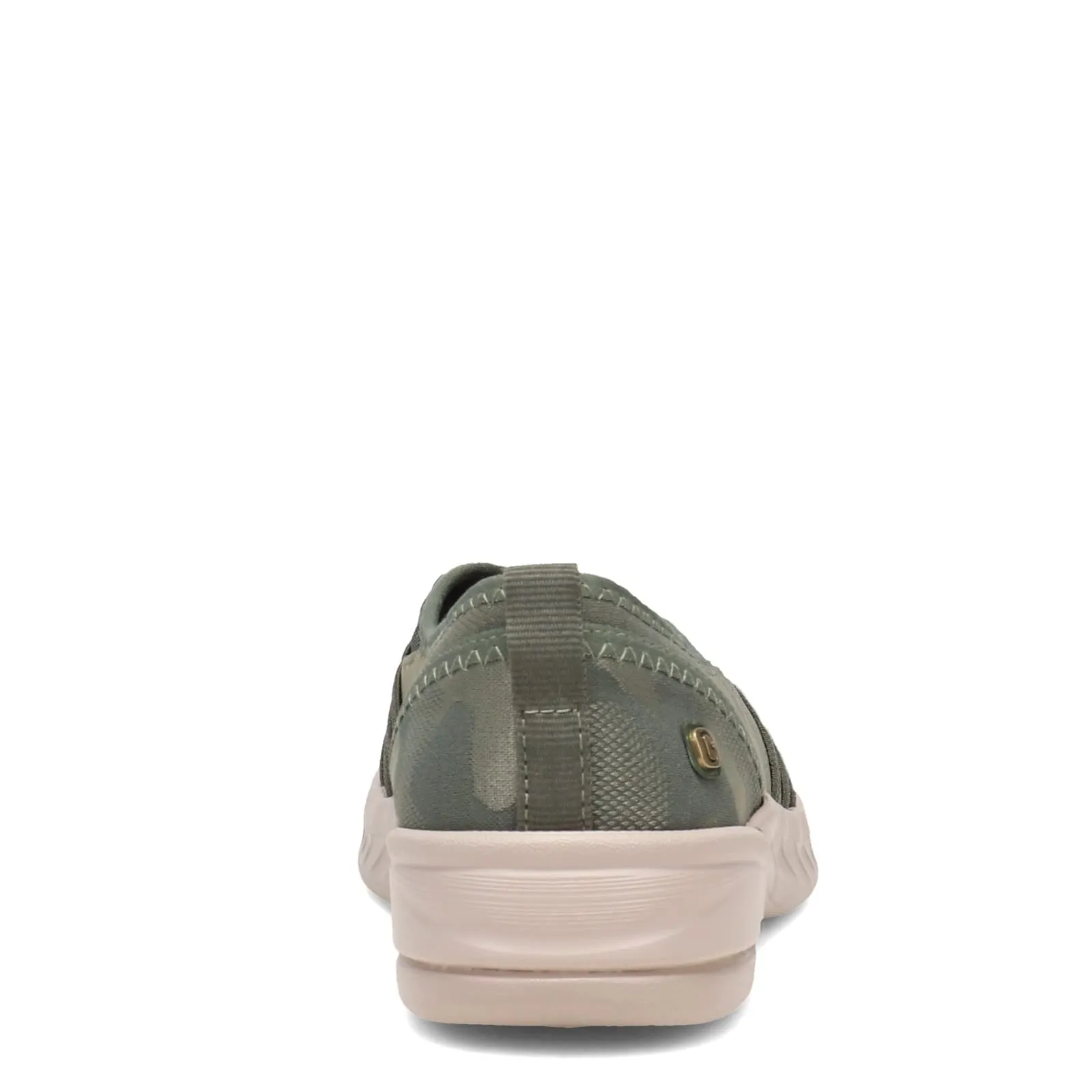 BZees Women's Niche Ballet Flat, Forest Green Camo, 8.5