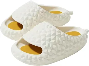 Caistre Funny Fruit House Slipper for Women Men Comfortable Quick Drying Durian Shower Sandals Slippers Non-Slip Bathroom Slippers