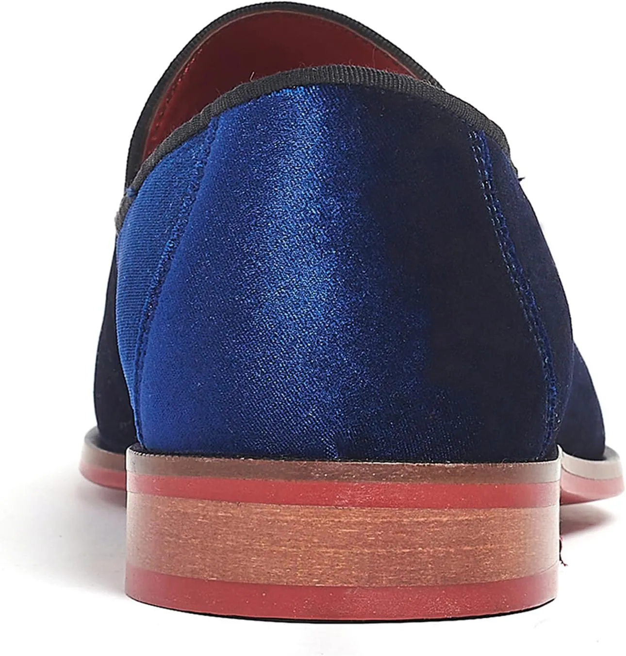 Carlos Santana Prince Velvet Loafer for Men | Easy Slip-on Style | Slip Resistant Rubber Outsole & Cushioned Leather Footbed