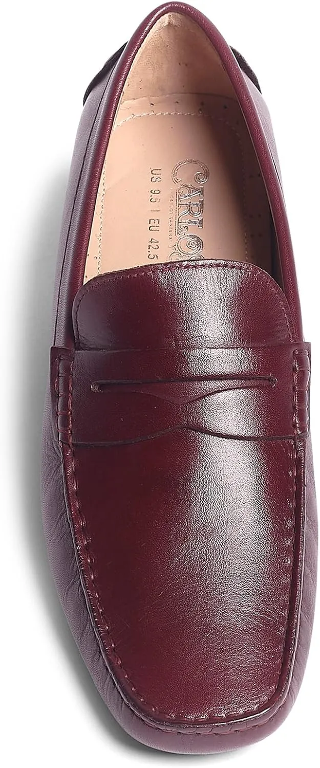 Carlos Santana Ritchie Driver Loafer for Men|Slip-on|Lightly Cushioned Footbed