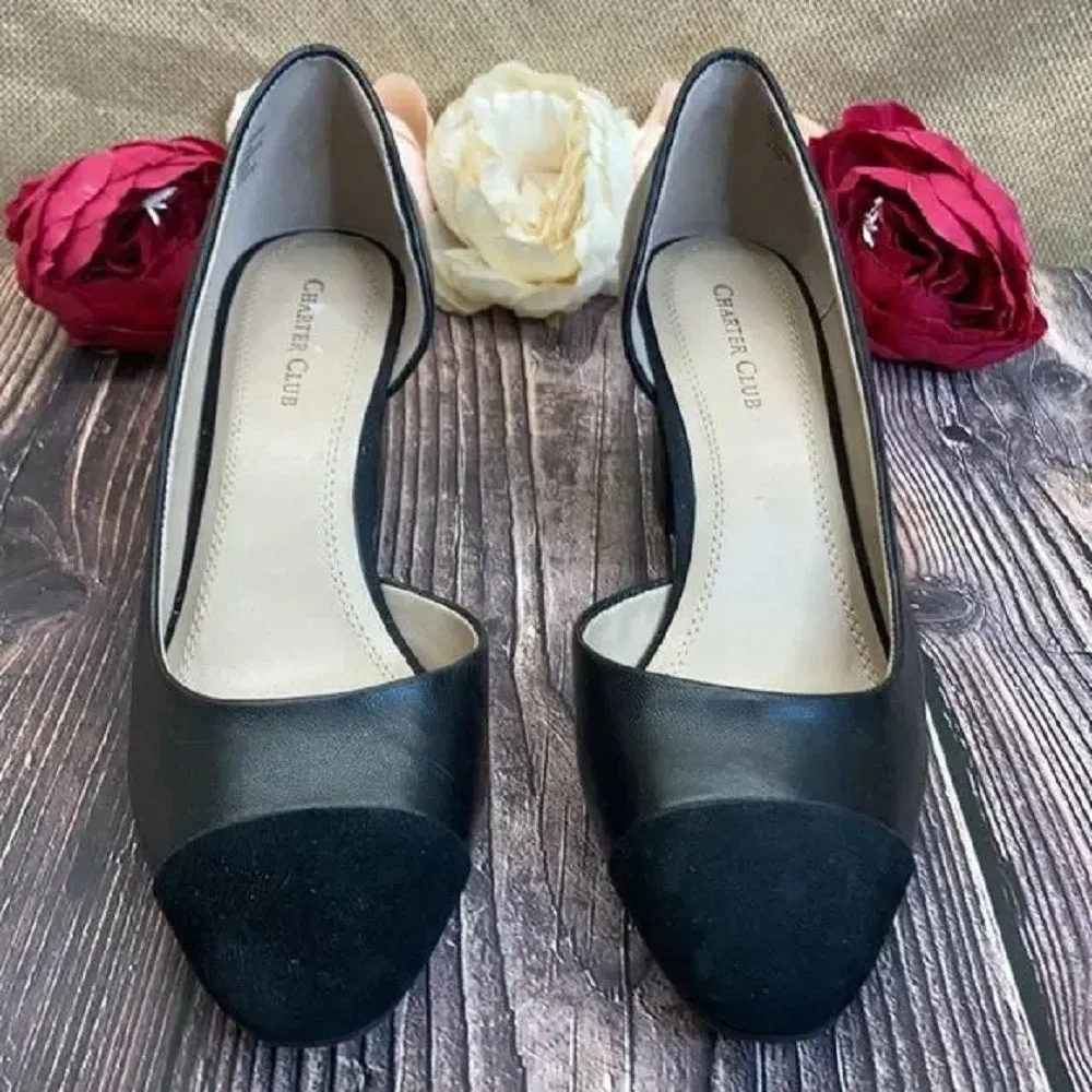 Charter Club Black Bradiee Pumps 9.5M