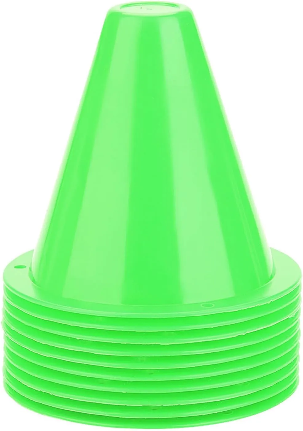CHICIRIS 10pcs Soccer Cones with Stable Design for Marking and Controlling Football Training Sessions