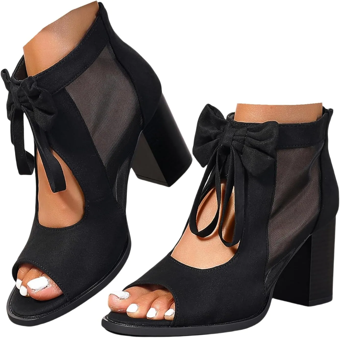 Chunky Heels For Women Wedding Low Block Heels Ankle Strap Dress Pump Shoes Open Toe Comfortable Party Heeled Sandals