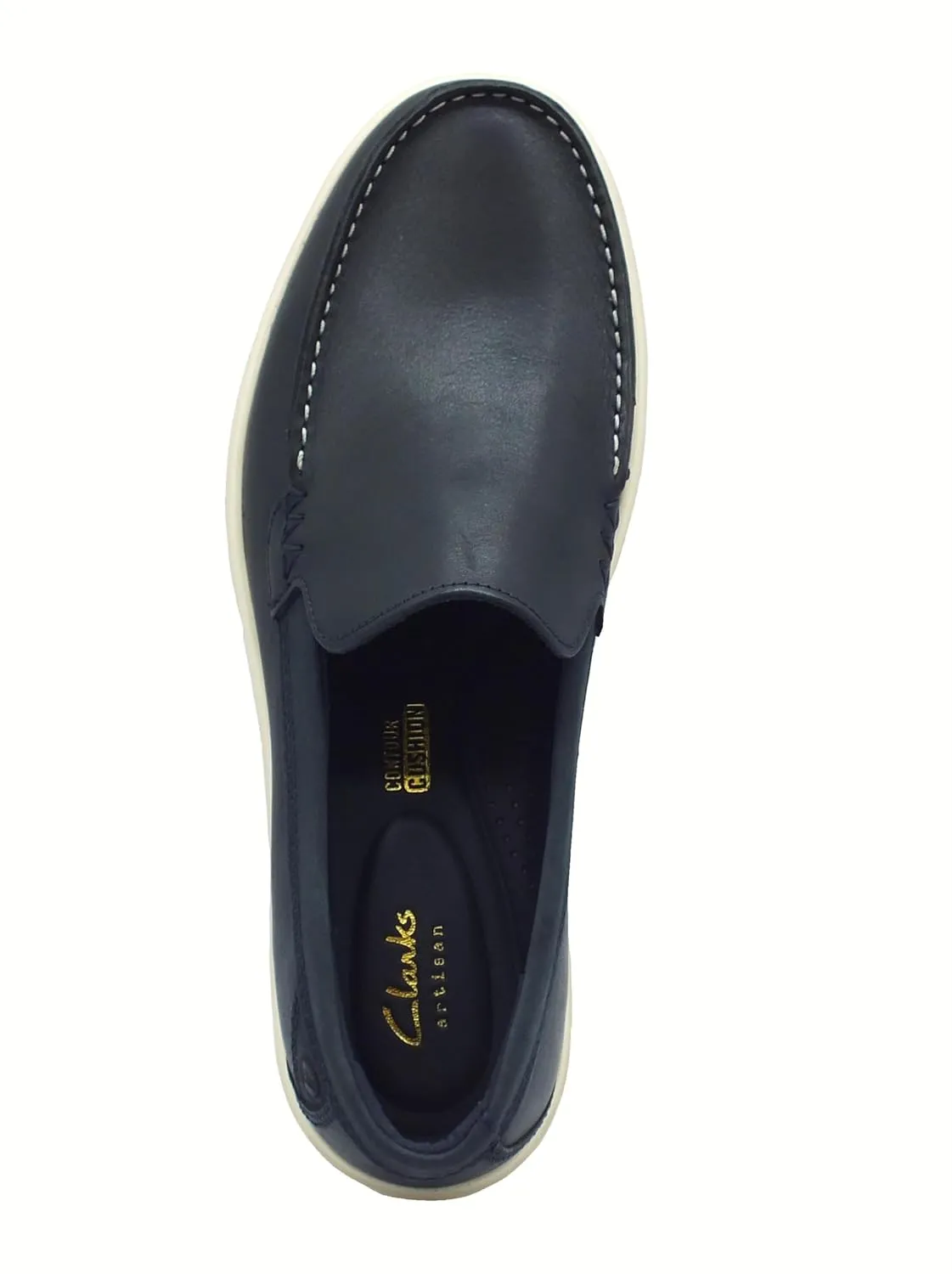 Clarks Men's Bratton Loafer, navy, 10.5 Men