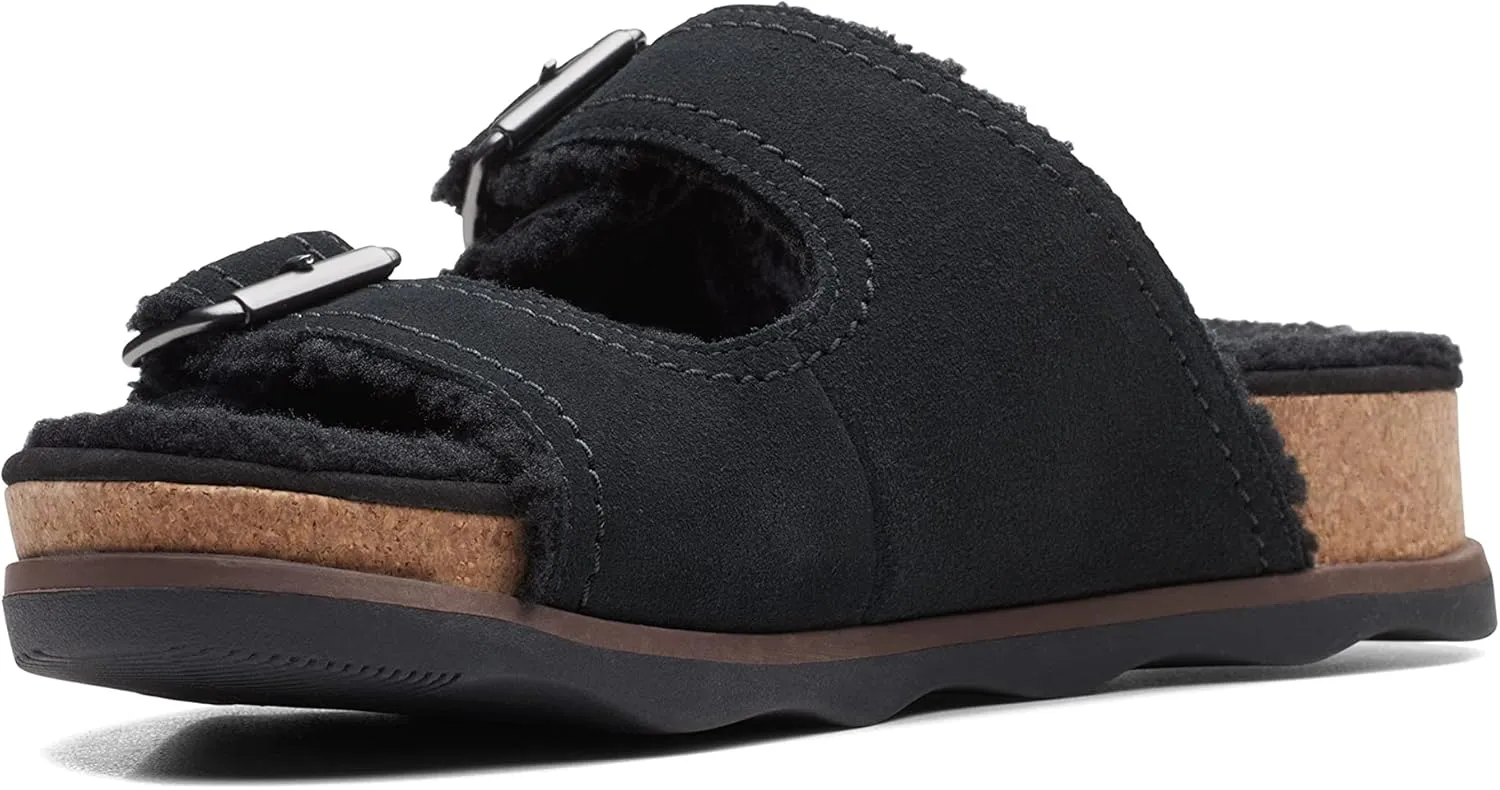Clarks Women's Brynn Sparkle Flat Sandal