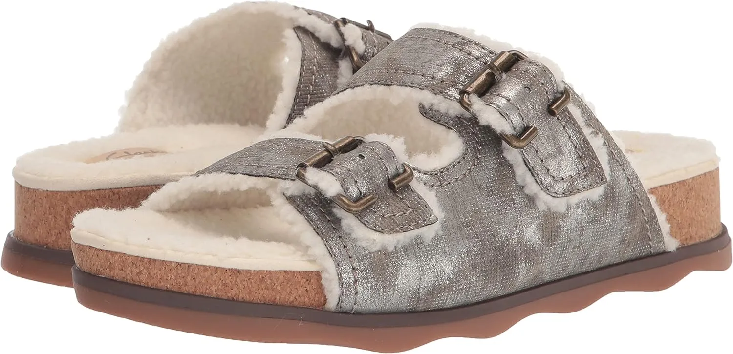 Clarks Women's Brynn Sparkle Flat Sandal