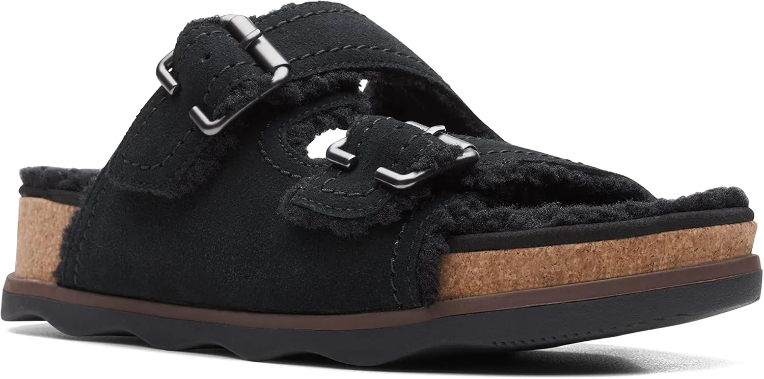 Clarks Women's Brynn Sparkle Flat Sandal