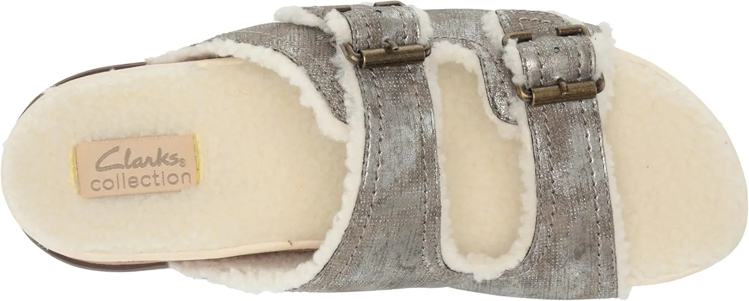 Clarks Women's Brynn Sparkle Flat Sandal