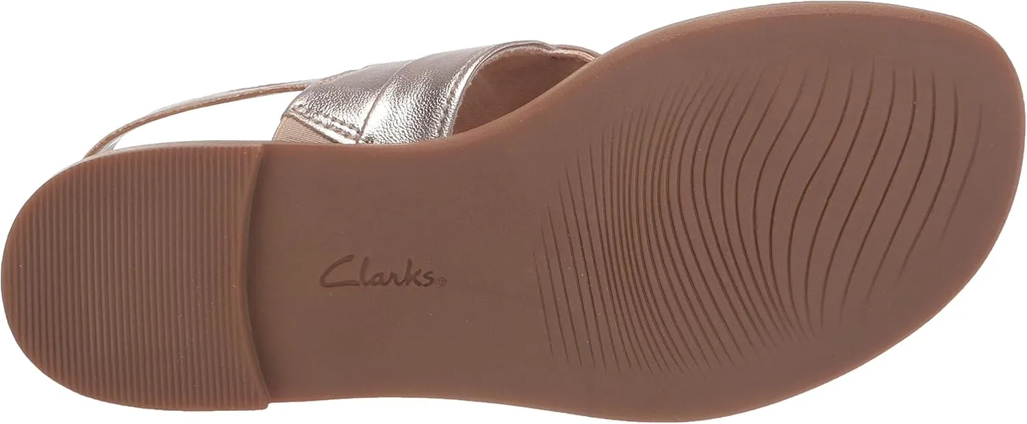 Clarks Women's Reyna Glam Flat Sandal