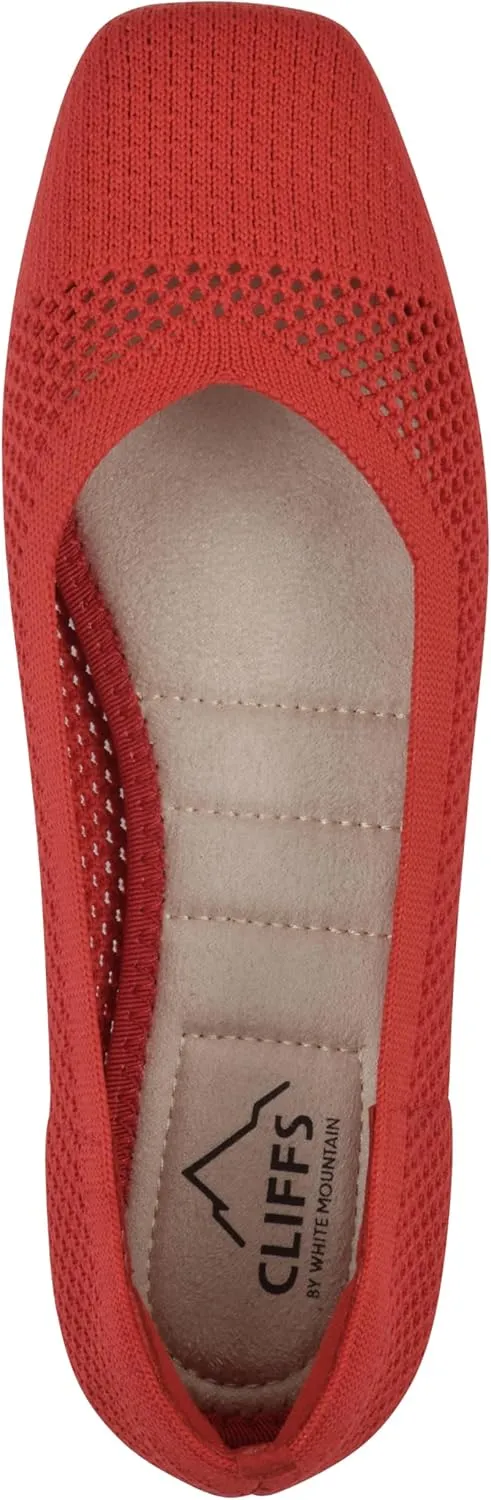 Cliffs by White Mountain Women's Beslee Knit Flat