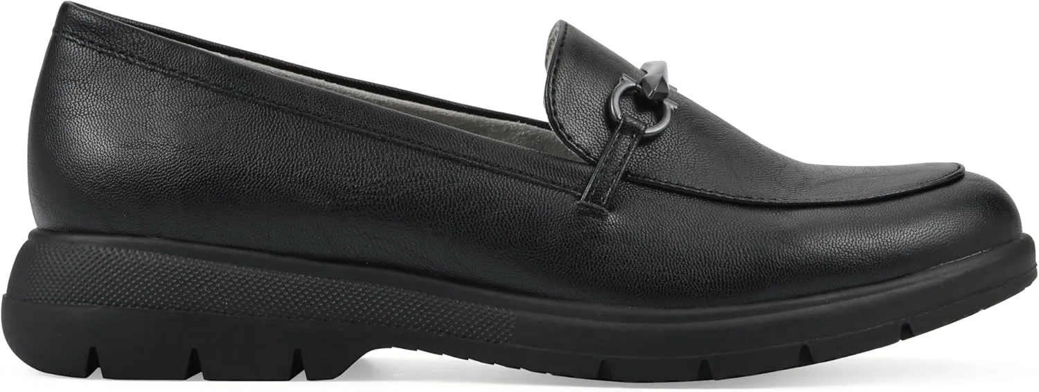 CLIFFS BY WHITE MOUNTAIN Women's Flow Cushioned Lug Sole Loafer Flat