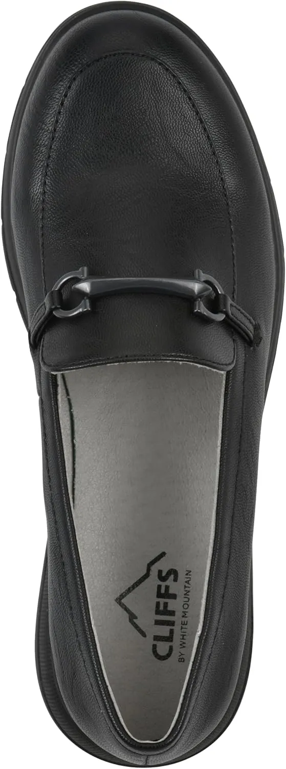 CLIFFS BY WHITE MOUNTAIN Women's Flow Cushioned Lug Sole Loafer Flat