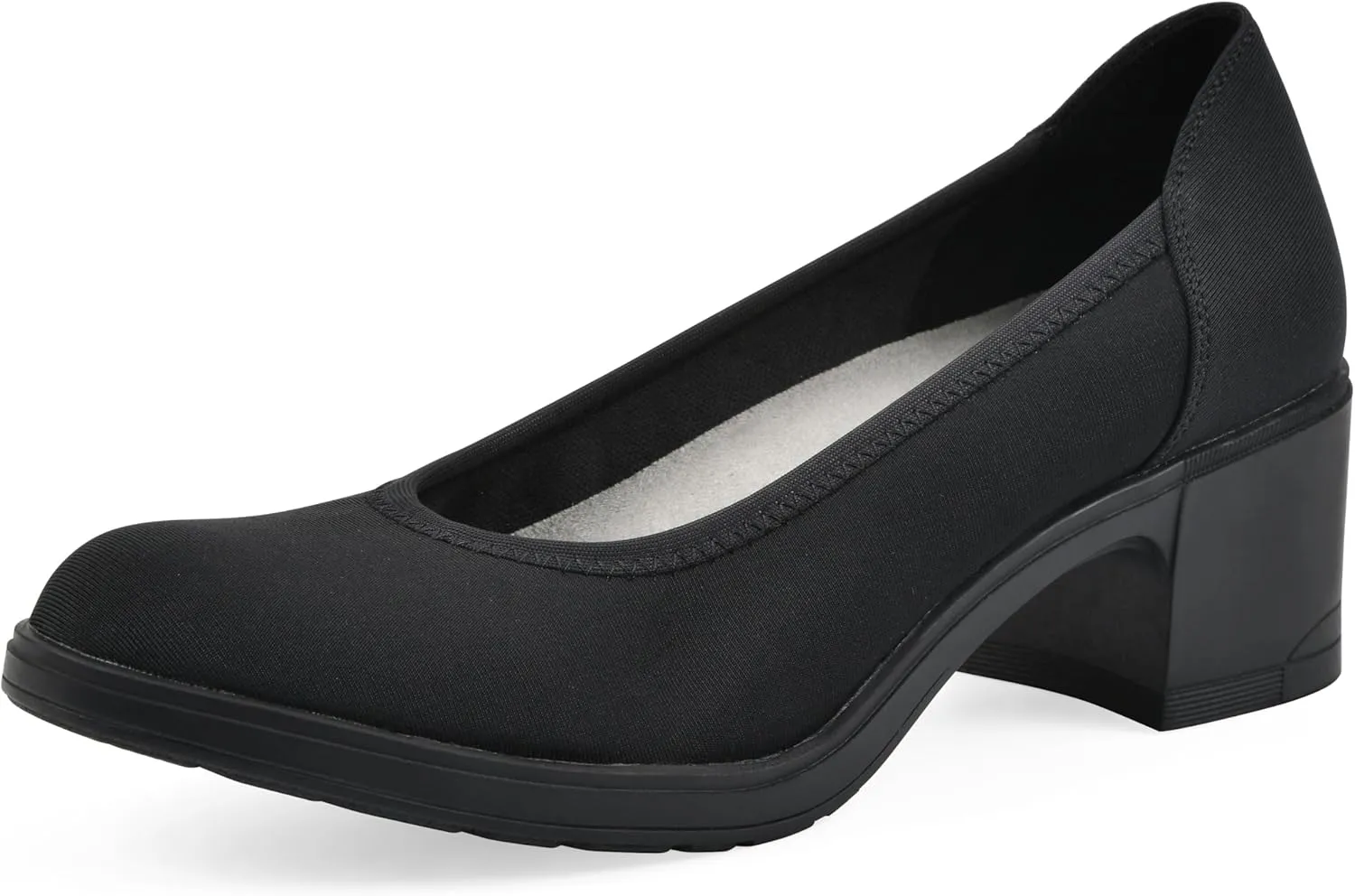 CLIFFS BY WHITE MOUNTAIN Women's Huntor Cushioned Block Heel Pump