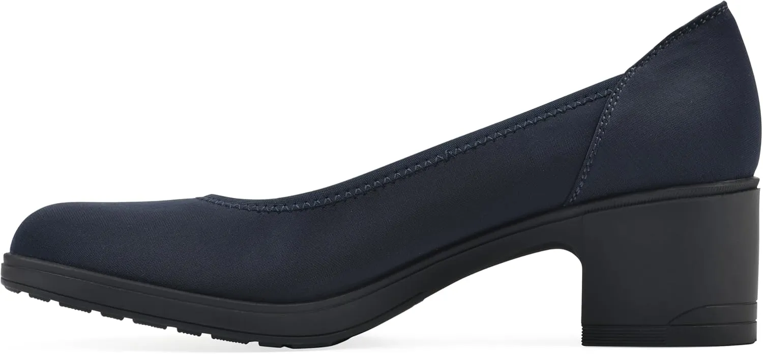 CLIFFS BY WHITE MOUNTAIN Women's Huntor Cushioned Block Heel Pump