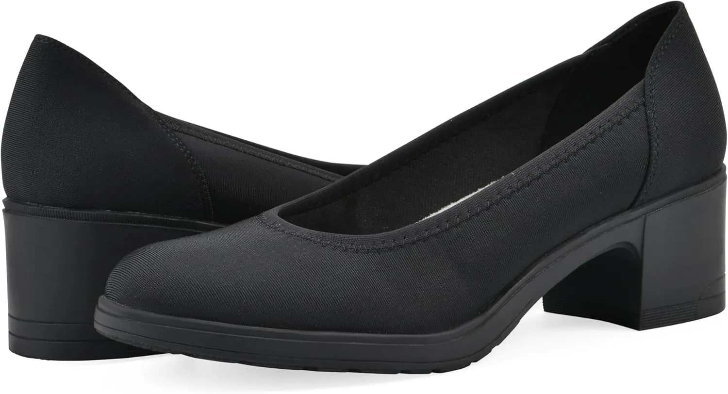 CLIFFS BY WHITE MOUNTAIN Women's Huntor Cushioned Block Heel Pump