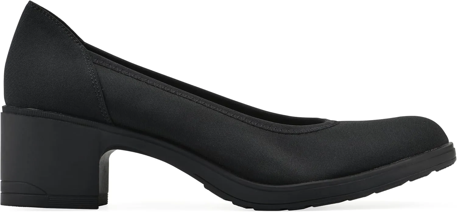 CLIFFS BY WHITE MOUNTAIN Women's Huntor Cushioned Block Heel Pump