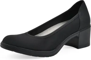 CLIFFS BY WHITE MOUNTAIN Women's Huntor Cushioned Block Heel Pump