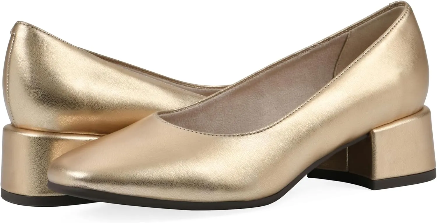 CLIFFS BY WHITE MOUNTAIN Women's Quintesa Cushioned Block Heel Pump