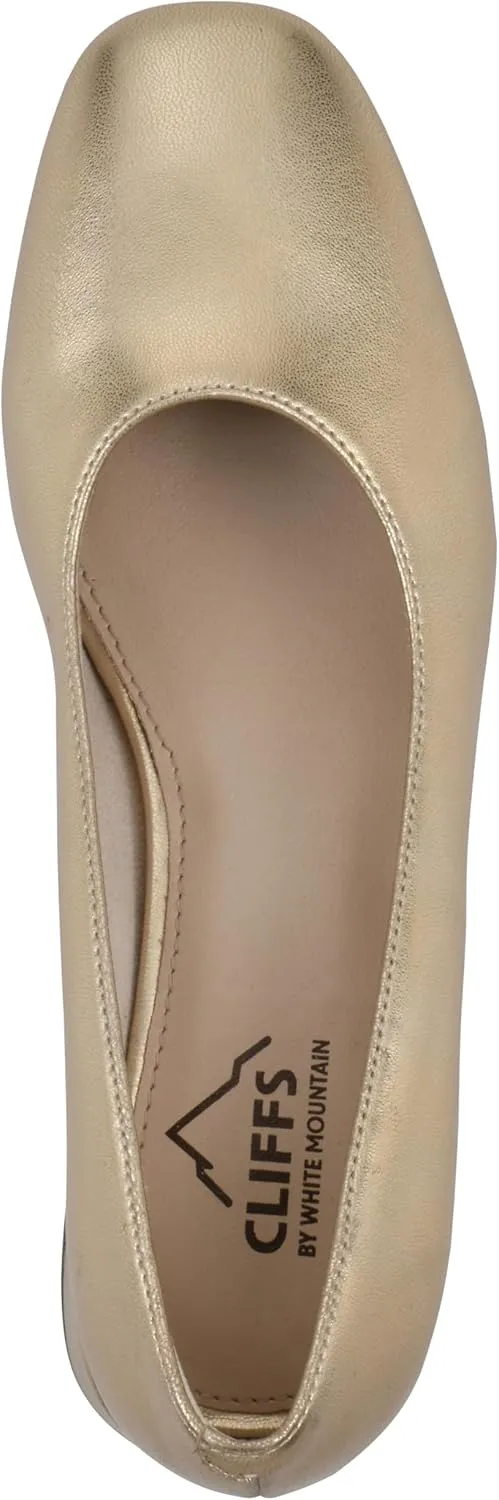 CLIFFS BY WHITE MOUNTAIN Women's Quintesa Cushioned Block Heel Pump