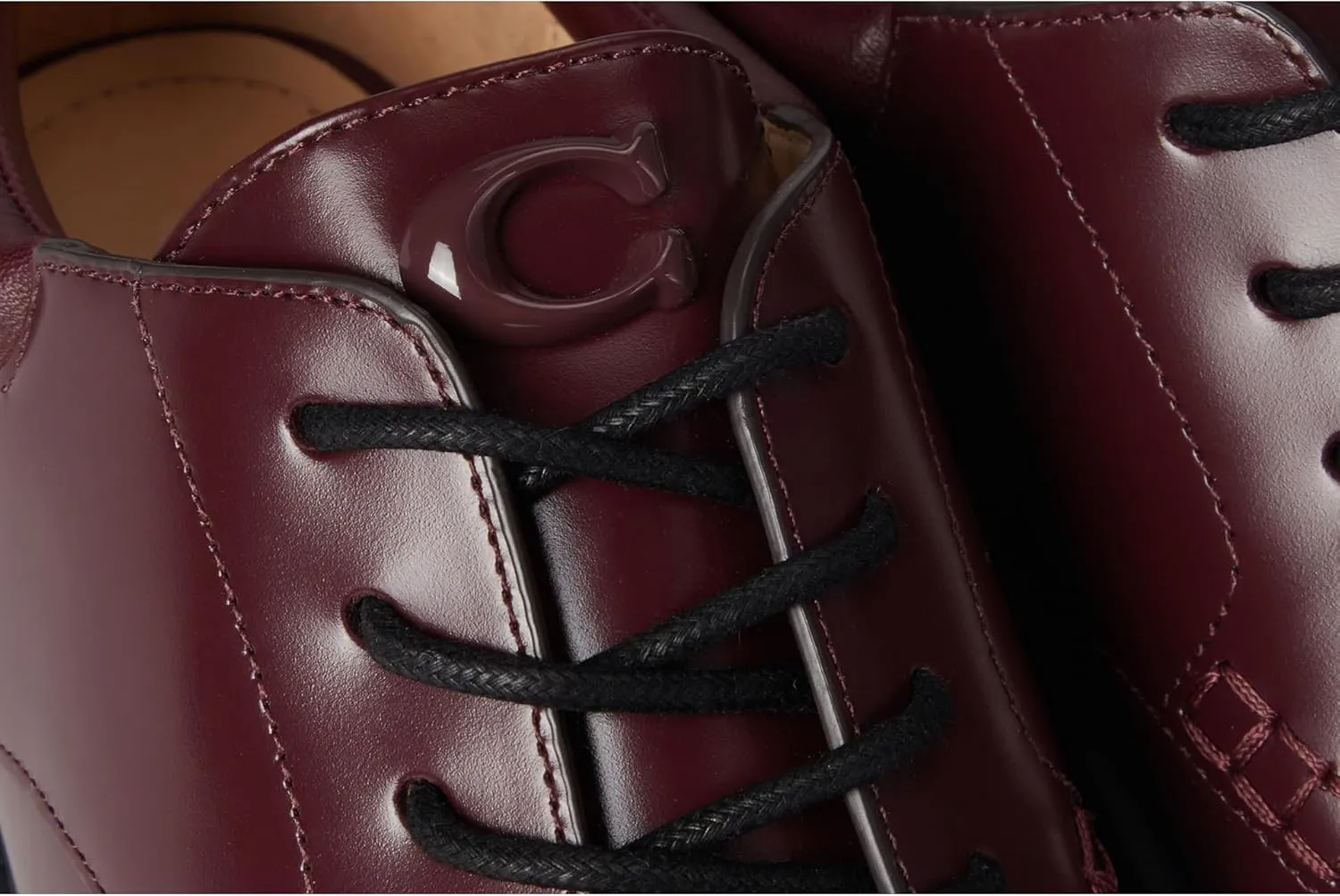 COACH Women's Lyla Leather Derby Loafer