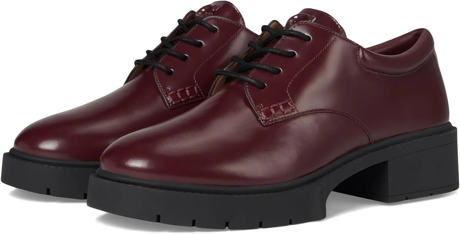 COACH Women's Lyla Leather Derby Loafer